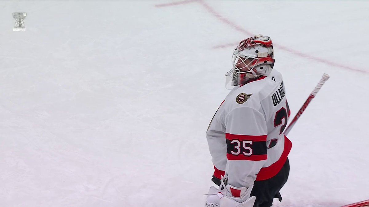 Linus Ullmark with a HUGE penalty shot stop in overtime! 🧱 #StanleyCup 🇺🇸: ESPN 2 🇨🇦: Sportsnet & TVA Sports