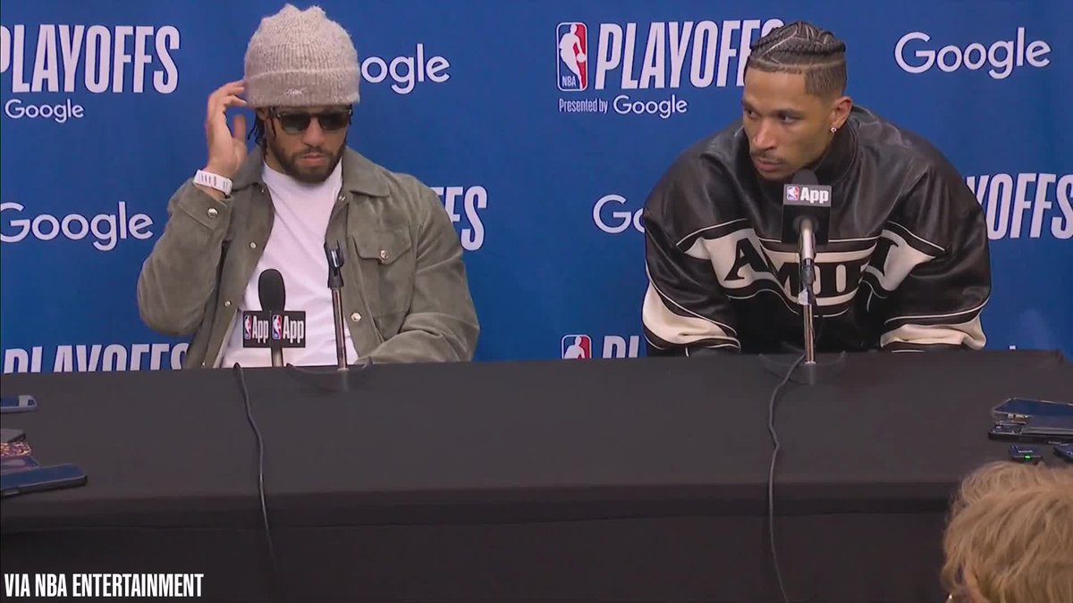 Jalen Brunson on the 4th quarter of Game 2: "We were a little stagnant. I have a saying - I can control what I can control. Poor decision making on my part. We've got to play better with the lead. That's twice in the 4th quarter we've done that"