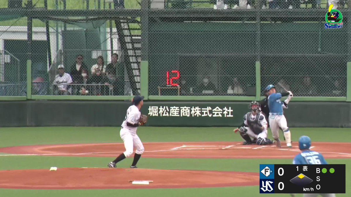 打てる捕手に向けて 梅林優貴 今シーズン第１号となる ツーランホームラン！ ⚾ヤクルト×日本ハム #イージースポーツ #lovefighters #だったらDAZN