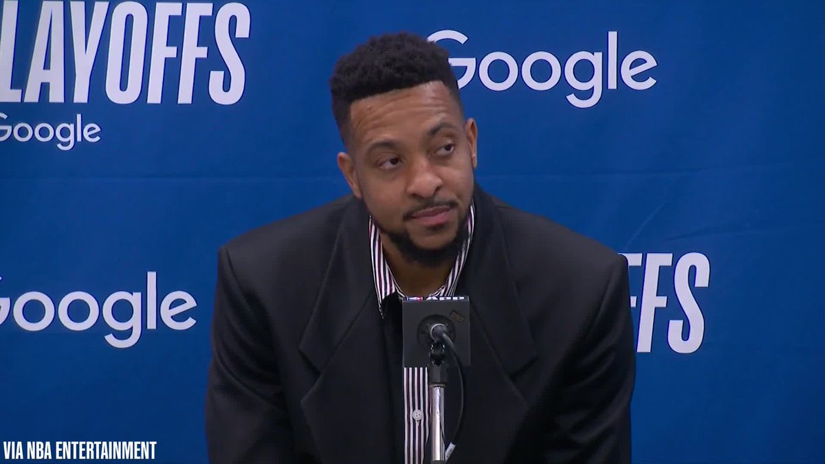 CJ McCollum on the animosity shown by Knicks fans toward him in Game 2: "I love it. It's why we play the game. It's fun being in opposing arenas and when the buzzer sounds - it's quiet, you walk off the court. There's a level of mutual respect"