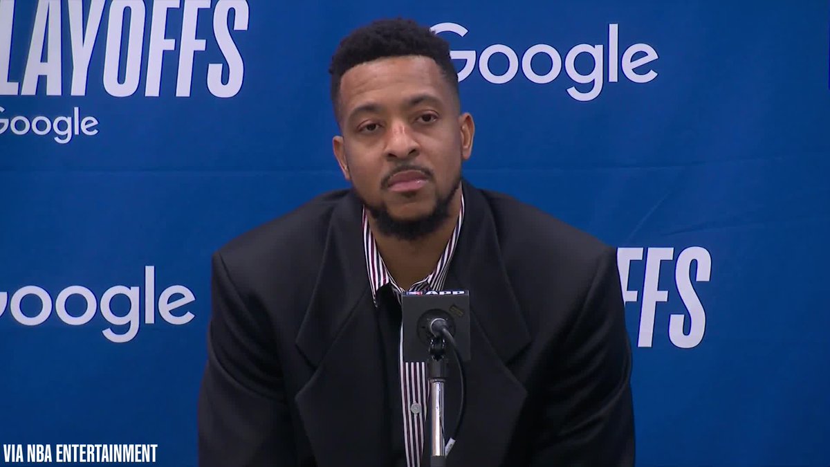 CJ McCollum was asked if he was looking to match up vs. Jalen Brunson 1-on-1 CJ: "What do you think?" Kristian Winfield: "Yeah" CJ: "Yeah"