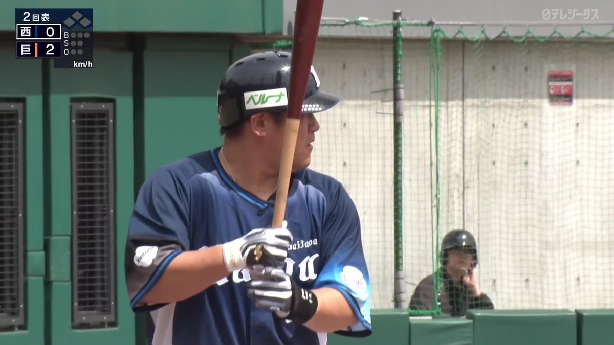 25年目の貫禄 中村剛也 衝撃の一発 バックスクリーン直撃弾! ⚾巨人×西武 #seibulions #だったらDAZN