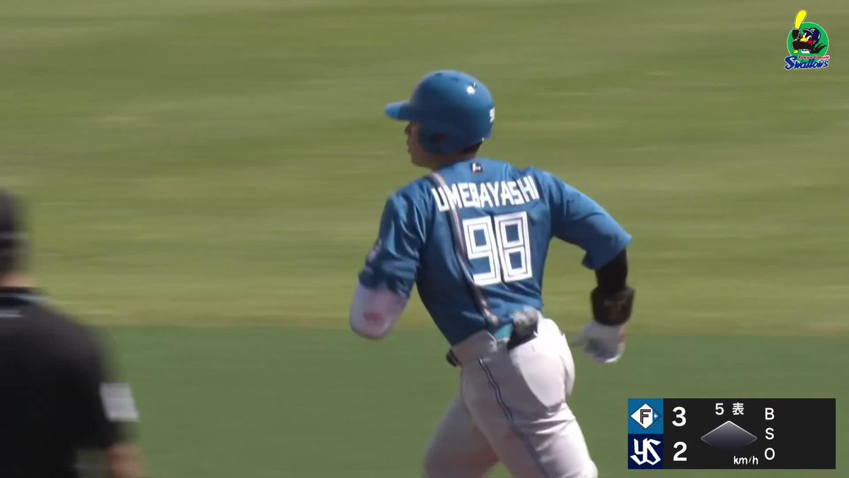覚醒の時が来たか 梅林優貴 本日2本目は 外野が一歩も動けない1発に！ ⚾ヤクルト×日本ハム #イージースポーツ #lovefighters #だったらDAZN