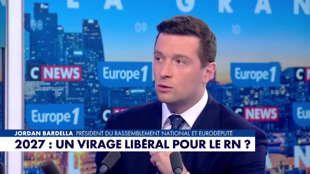 RN / Medef : "Pour redresser le pays nous aurons besoin des entreprises françaises" déclare Jordan Bardella #Europe1 #LaGrandeInterview