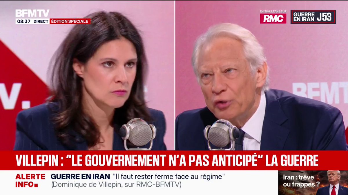Hausse du prix du carburant : "Le gouvernement n'a pas anticipé cette crise", assure Dominique de Villepin, ancien Premier ministre