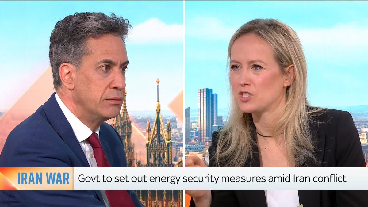 Here’s Ed Miliband getting rather hot under the collar when challenged by Sophie Ridge on North Sea oil and gas drilling.
