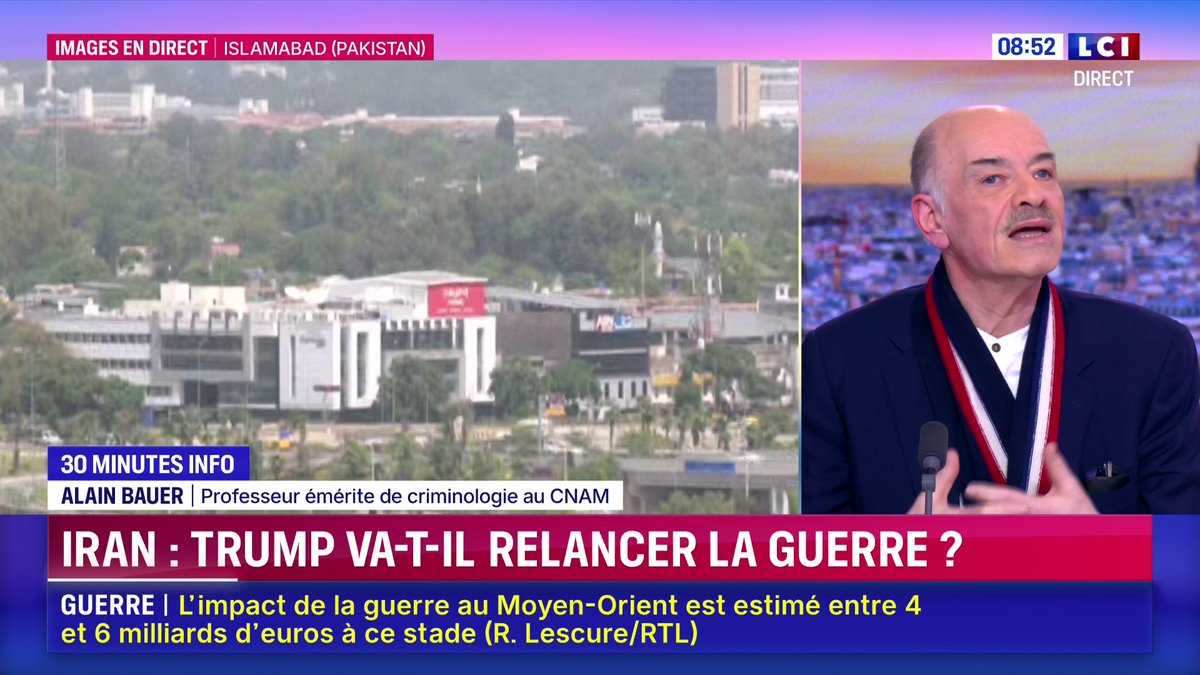 🗣️ "La quasi-totalité de la population iranienne est prête à un changement de régime. Le problème, c’est qu’il n’y a pas de modérés à la tête du pays : c’est une illusion occidentale. Il y a des pragmatiques radicaux et des ultra-radicaux", explique Alain Bauer
