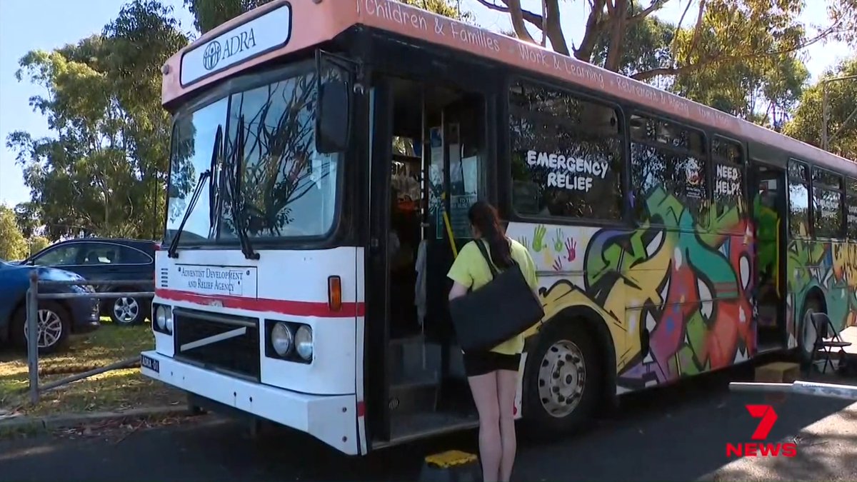 Hundreds of desperate Melbourne families have queued for free food and fuel vouchers as the cost of living bites hard. Organisers of today's Bring Your Bill event say the need for help has never been this dire. Laura Turner