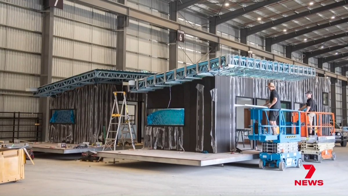 Australia's housing crunch is heading headfirst into a tradie shortage. We need a record number of new homes, but there simply are not enough workers to build them. Now the fastest solution could come off a production line. Kristy Mayr