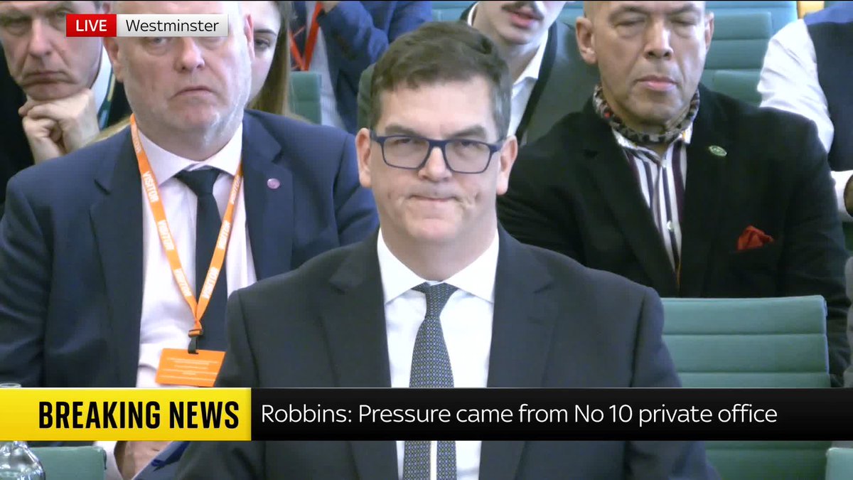 🗣️ 'Was there anything in Peter Mandelson's developed vetting that wasn't already in the public realm?' - Dame Emily Thornberry 🗣️ 'I may no longer be an official, but I can't open that box' - Sir Olly Robbins