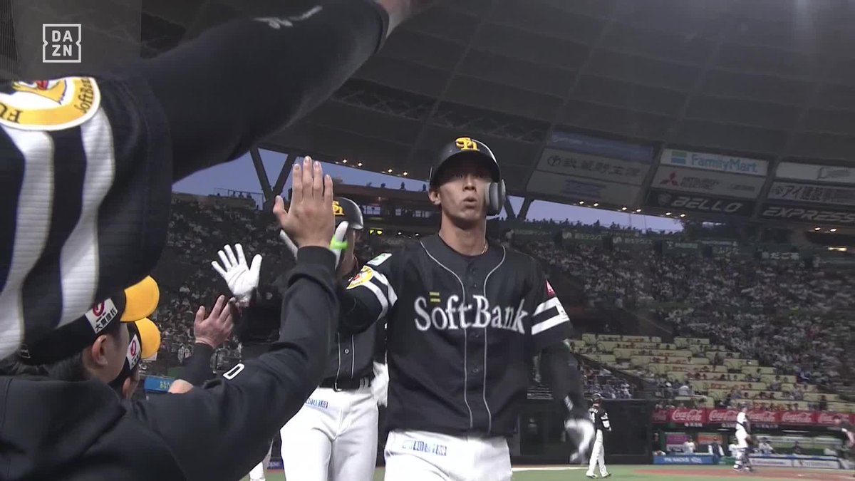 流石のパンチ力 反撃の一発 今宮健太が今季第1号ホームラン ⚾️西武×ソフトバンク #sbhawks #だったらDAZN