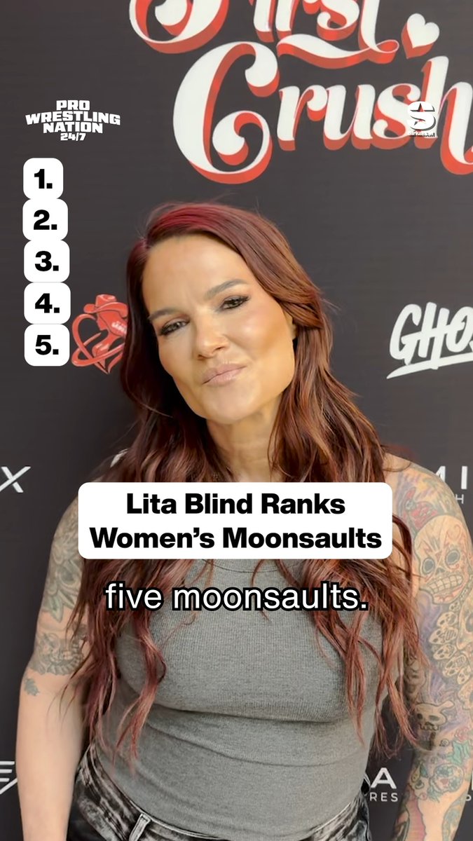 Hall of Famer Lita blind-ranks female WWE stars' moonsaults: (Pro Wrestling Nation 24/7)