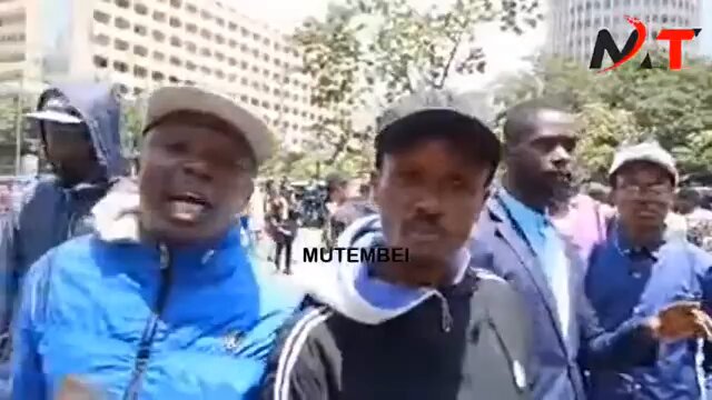 Police Drama in Nairobi as Dead Former President Kenyatta Join Protests Say he is Ready to Die again