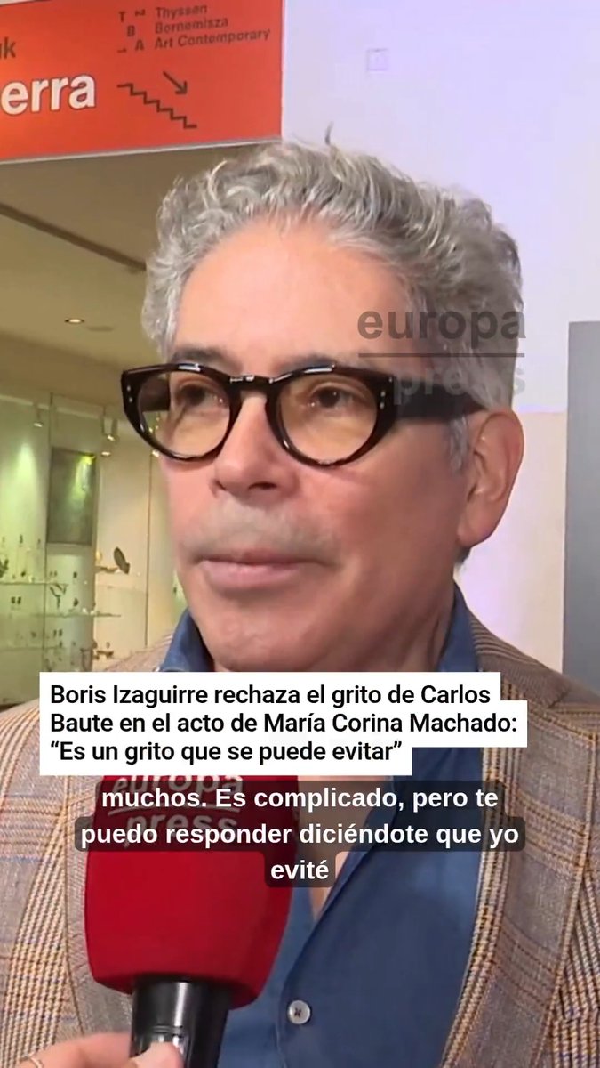 Boris Izaguirre rechaza el grito de Carlos Baute contra Delcy Rodríguez en el acto de María Corina Machado al que él "evitó ir": "Es un grito que se puede evitar"