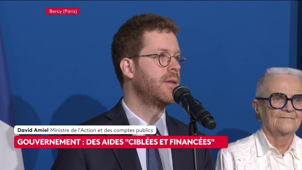 ⚡Le ministre de l'Action et des comptes publics, David Amiel, annonce que six milliards d'euros de dépenses publiques "pourraient être stoppés" dont "quatre milliards dans la sphère de l'Etat et deux milliards dans la sphère sociale". #canal 16