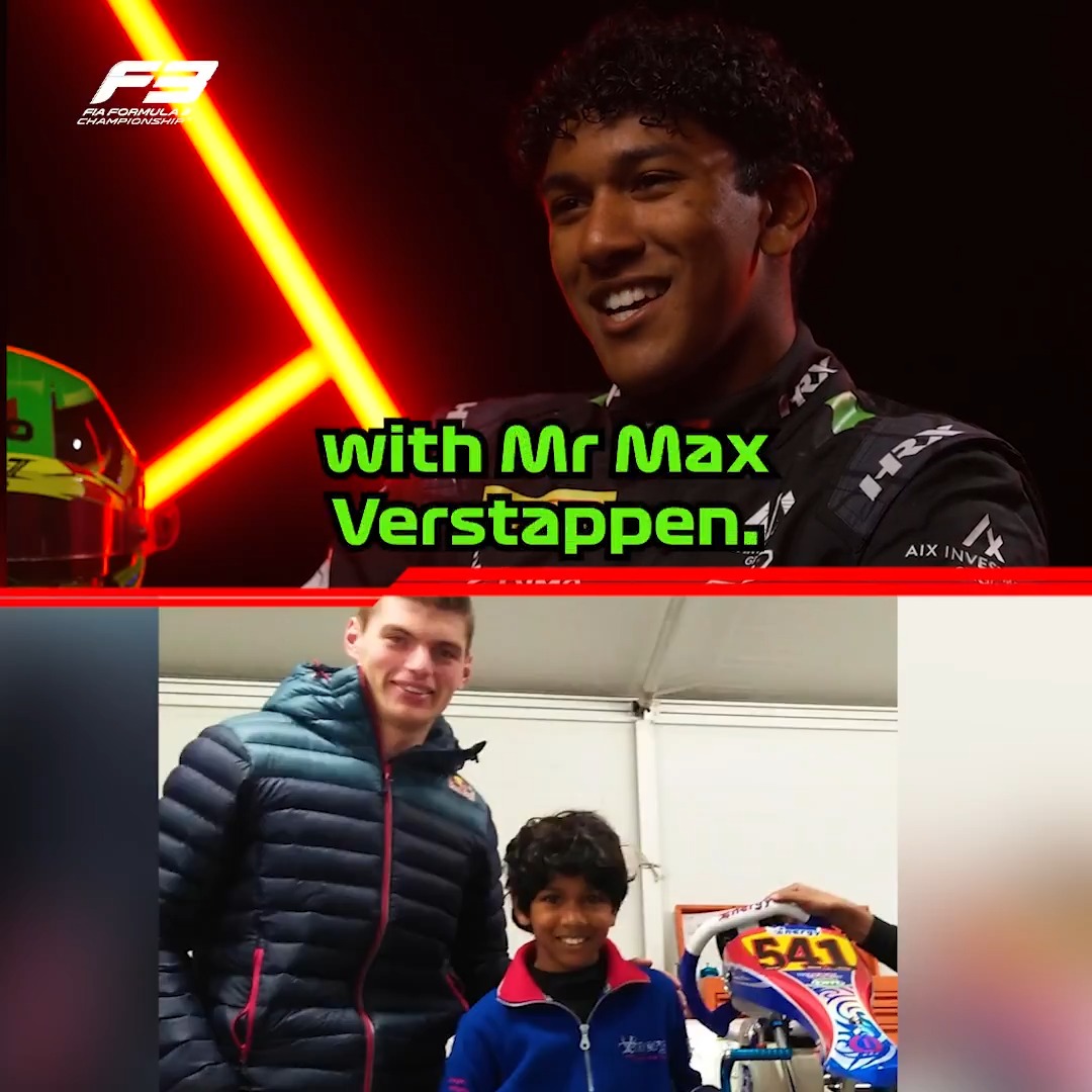 Just Max Verstappen meeting his hero 😜 Yevan David explains the story of how he met the Formula 1 star 🌟 See how the class of 2026 got on when they were challenged to match the #F3 driver to their younger years 👀👉 #RoadToF1