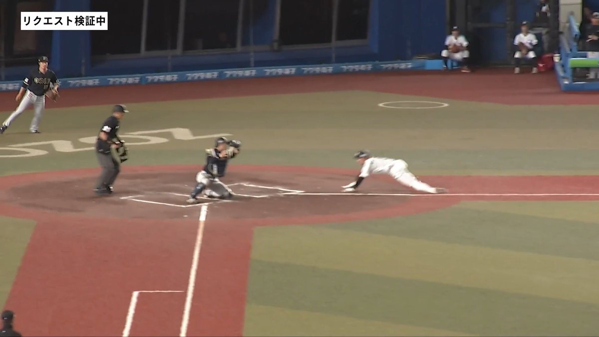 値千金の一打👏 千葉ロッテ 西川史礁 選手の勝ち越しとなる2点タイムリー2ベースヒット👏 👇ライブ配信はこちら