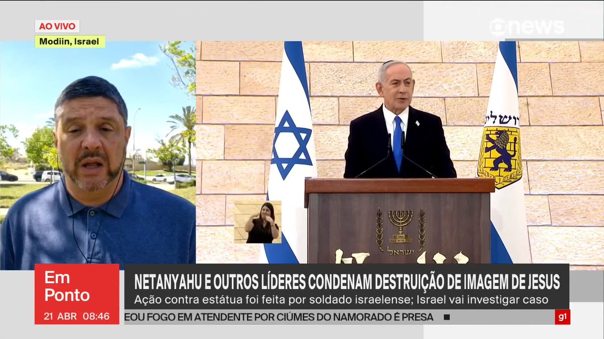 Um soldado israelense vandaliza imagem de Jesus Cristo e líderes mundiais condenam a situação. Netanyahu disse que era uma imagem que entristecia o país e que esse militar deveria ser tratado como criminoso. O Exército de Israel determinou o começo de uma investigação sobre o caso. ➡ Assista: #GloboNews #GloboNewsEmPonto #Israel #Netanyahu