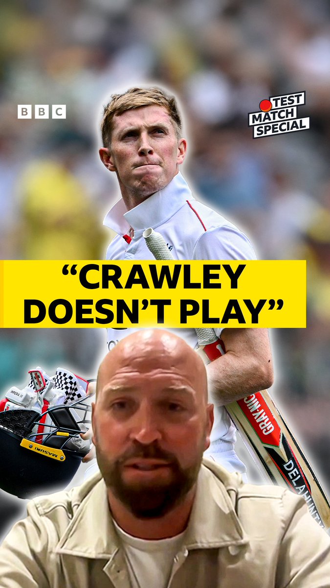 "He's not learnt his lesson" ❌ 🏏 Matt Prior says Zak Crawley shouldn’t be selected for England again #BBCCricket