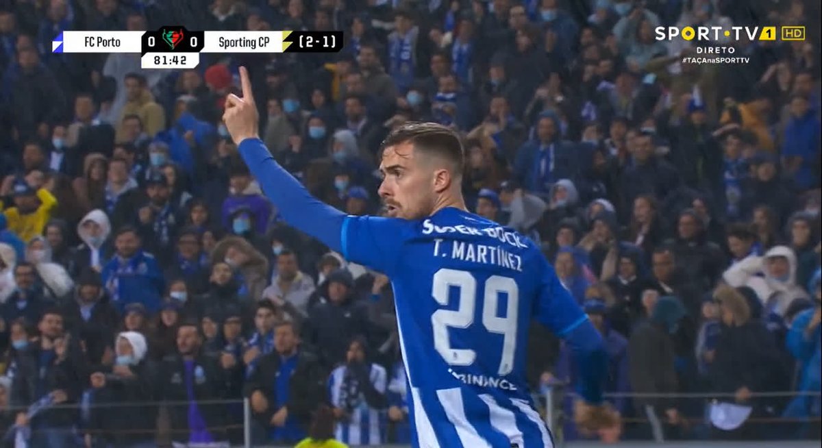 Estádio do Dragão. Taça de Portugal. Meia-final. 2.ª mão. Sporting. Toni Martínez 🔥💙