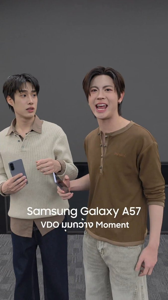 ถ้าอยากรู้สึกมากกว่านี้ วันอาทิตย์นี้ต้องเจอกันที่ไหนนะ พี่พี่ติดฝน comment หน่อยคับ #GalaxyxTleFirstone #GalaxyA57 #Samsung #เติ้ลเฟิร์สวัน #TleFirstone