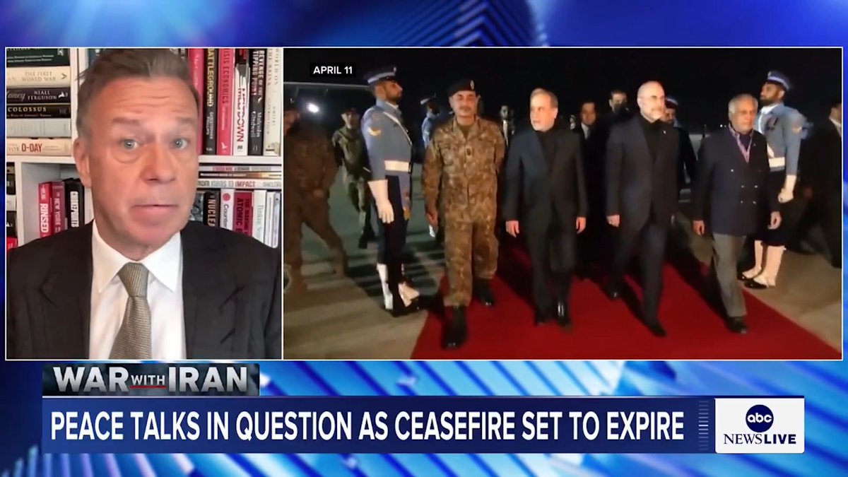 Iranian state television reported on Tuesday morning that no delegation had departed for Pakistan as Vice President JD Vance is expected to leave for Islamabad for talks. ABC News contributor and former U.K. national security official Steve Hill has more.
