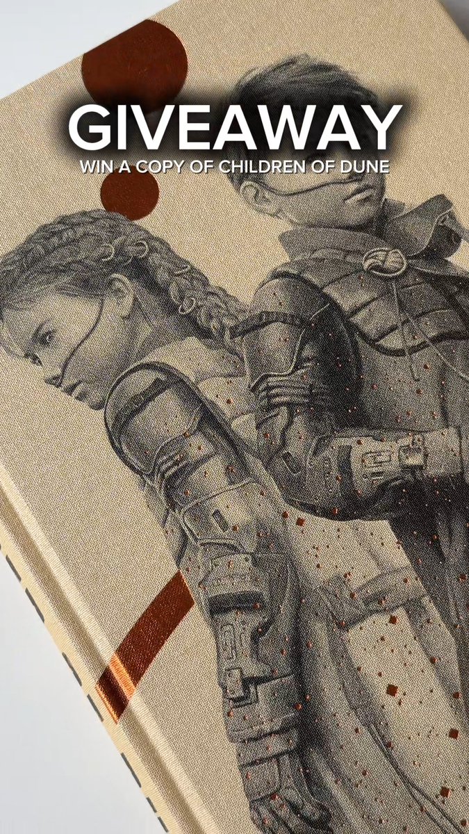 Win a copy of Children of Dune! This April marks 50 years since its original publication. To celebrate, one winner will receive our illustrated edition. Here’s how to enter: like, follow & tag a friend Entries close at midnight on Tuesday 28 April (UK Time) Good Luck!