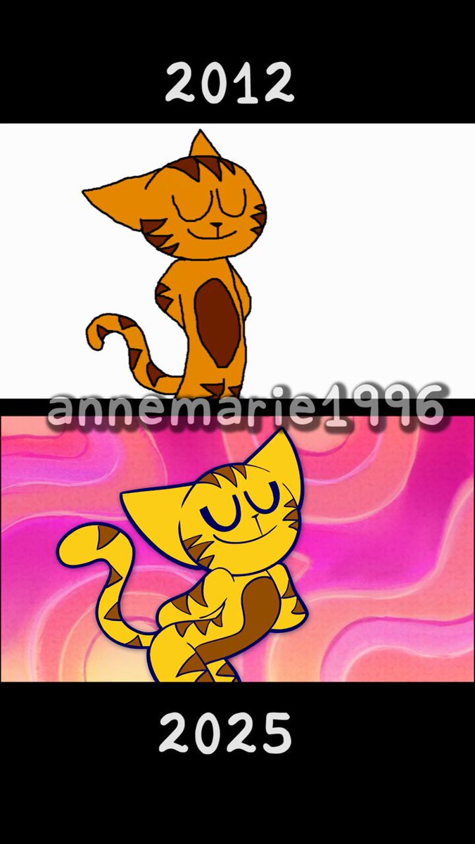 OMG ¡Muchísimas gracias por el recibimiento de este videito! TvT ¡Me emociono mucho! Aquí esta la comparativa con la primera versión, que fue hecha con paint y movie maker 🐱