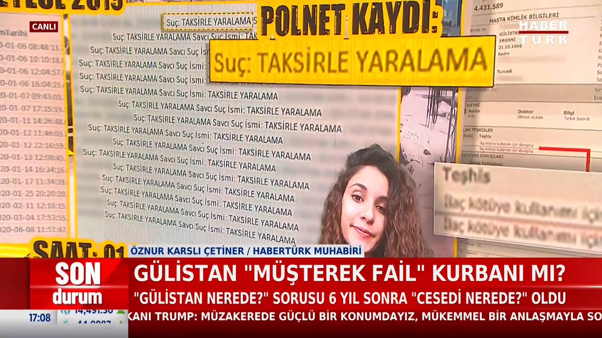 📌Gülistan'ın 22 Eylül hastane kaydı değiştirildi mi? Habertürk Muhabiri Öznur Karslı Çetiner #HabertürkManşet'te Zülfikar Ali Aydın'a anlattı.