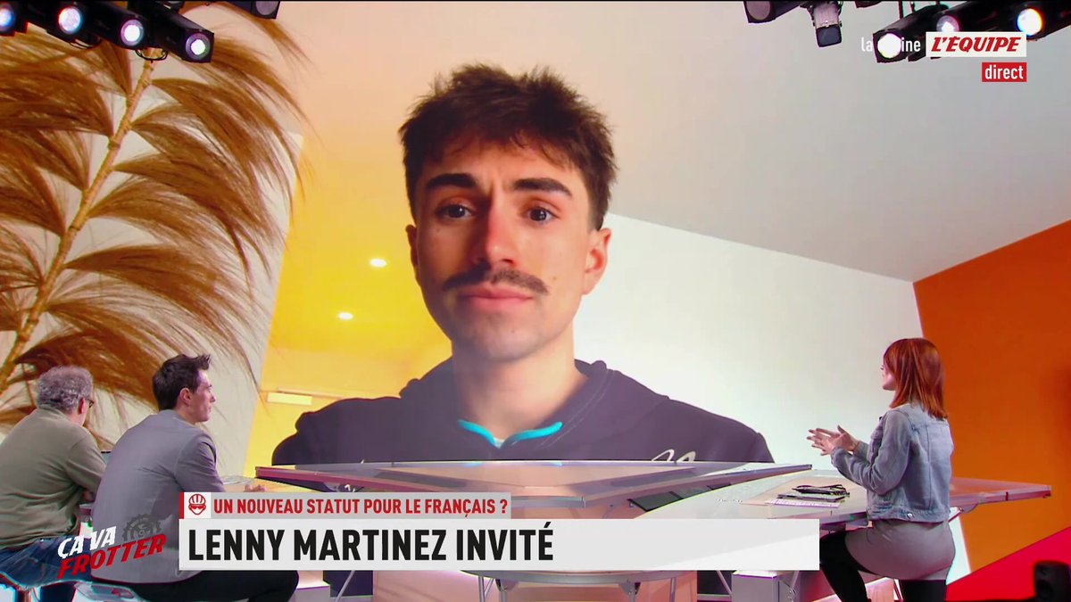 💬 Lenny Martinez : « Je sens qu'un gros gap a été passé par rapport à l'an dernier. (…) J'arrive avec plus de confiance sur les courses, forcément ça aide. » #lequipeVELO