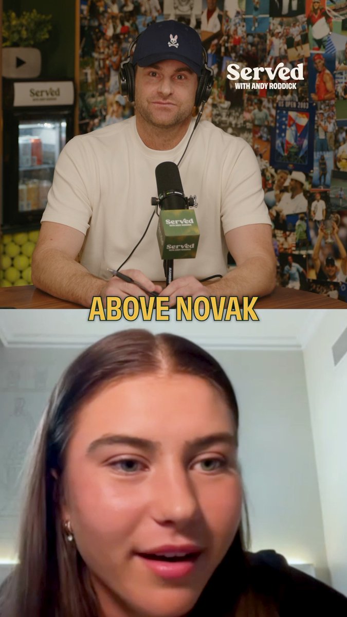 Iva Jovic on Novak Djokovic: “He’s my #1 idol. There’s nobody above him. He watches many of my matches and always gives me detailed analysis how I can improve my game. He makes a very big effort to help me.”