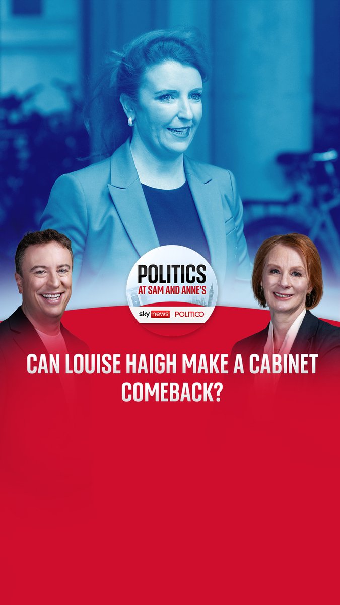 Could Louise Haigh make a cabinet comeback? Sam Coates Sky and anne mcelvoy discuss her potential outlook and vision for a return to frontline politics Listen now 🔗
