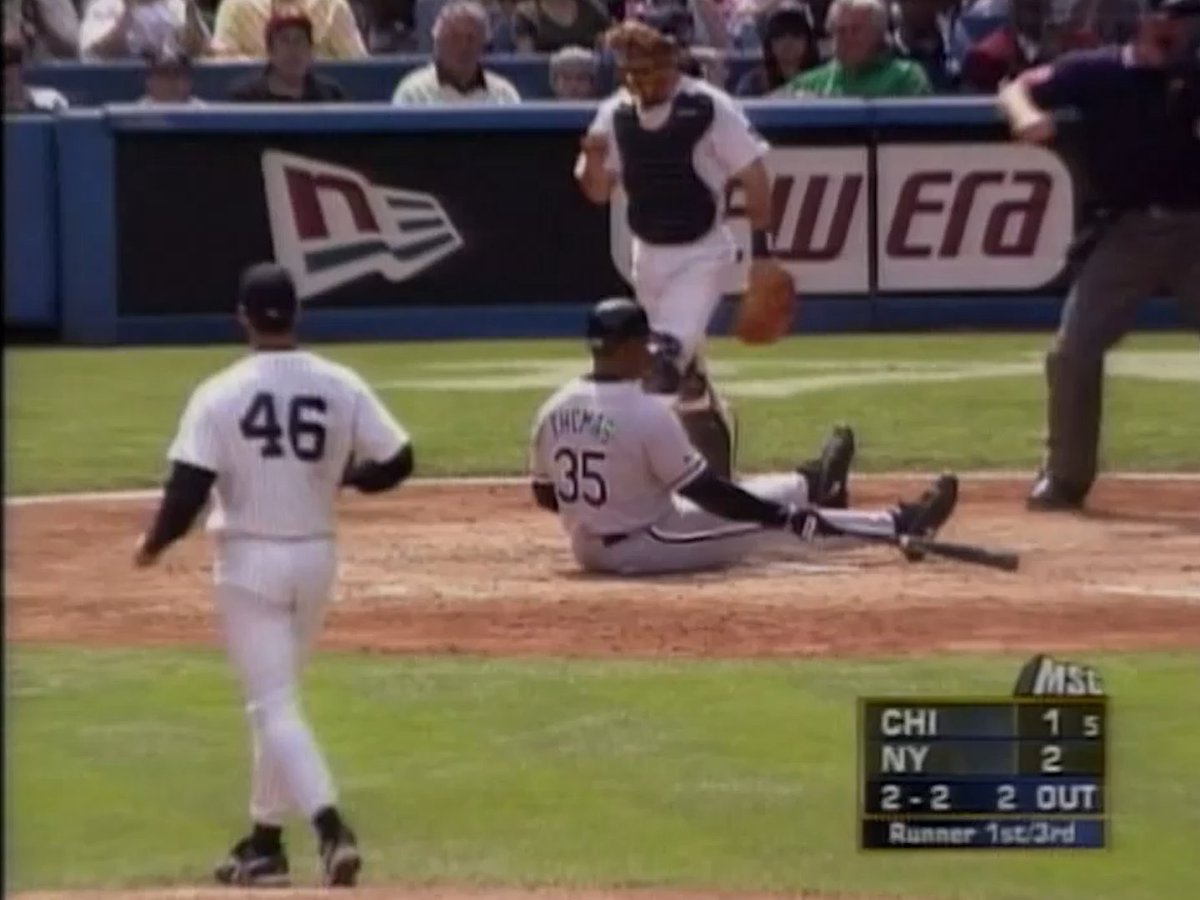 Andy Pettitte turns The Big Hurt into The Big Sit