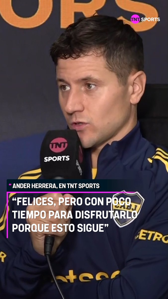🗣️ANDER HERRERA en TNT Sports Argentina con Marcos Bonocore: "Ganar un Superclásico tiene mucha importancia, hacemos feliz a mucha gente y nos hacemos felices a nosotros mismos, pero esto pasa enseguida, no aseguramos clasificación al Playoff, tenemos el partido ante Cruzeiro, felices pero con poco tiempo para disfrutar, el fútbol argentino no da margen para festejar mucho lo del otro día".