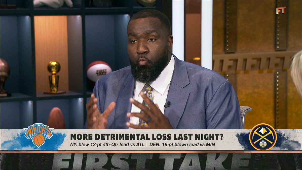 "We gotta start holding Jokić accountable defensively. It was horrible what he displayed last night." —Kendrick Perkins on Nikola Jokić's defense vs. Timberwolves ✍️