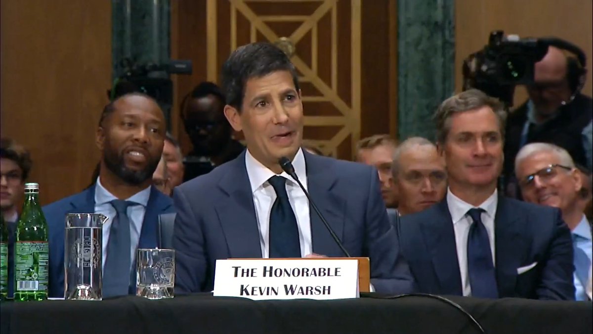 Senator Kennedy: "Are you going to be the president’s human sock puppet?" Kevin Warsh: “I’m honored the president nominated me for the position, and I’ll be an independent actor if confirmed as chairman of the Federal Reserve.”