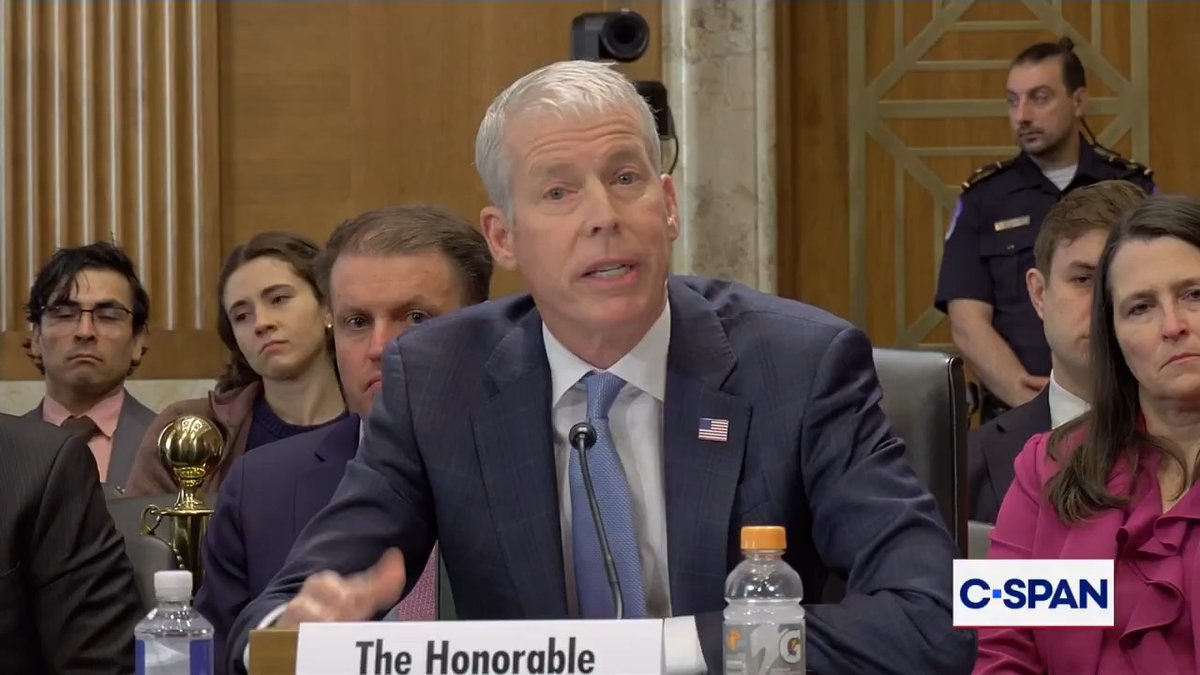 Q: "You said that gas prices may not fall below 3$ a gallon until 2027, do you stand by that today?" Sec. Wright: "I don't know the future of energy prices."