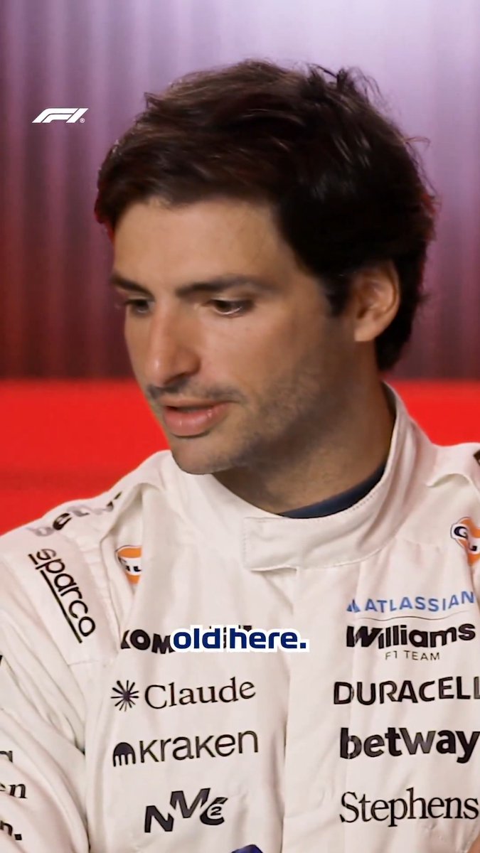 Sometimes Carlos, you just have to accept that you're old 😉👴🏻 #F1