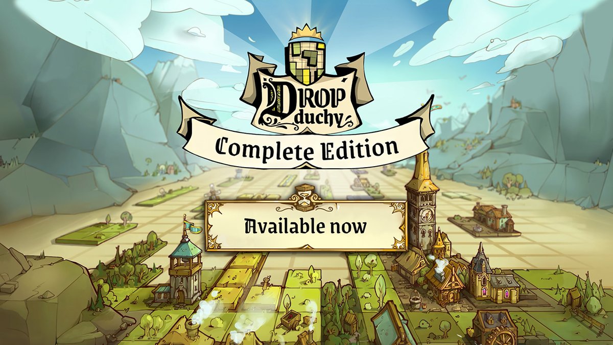 Drop Duchy: Complete Edition is available NOW on PlayStation 5, Nintendo Switch, Xbox & Xbox Game Pass! 🧩 - Build your Duchy piece by piece - Prepare your forces to storm through fierce armies - Customize your deck to suit your strategy - Enjoy endless replayability