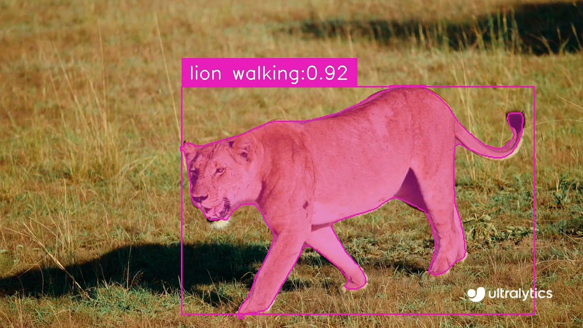 Run promptable segmentation with Ultralytics YOLO26-E! 🧠 Segment objects using natural language prompts with YOLO26-E, ideal for flexible visual search, rapid annotation, and interactive computer vision workflows. Get started ➡️ #Ultralytics #YOLO26 #AI #Research