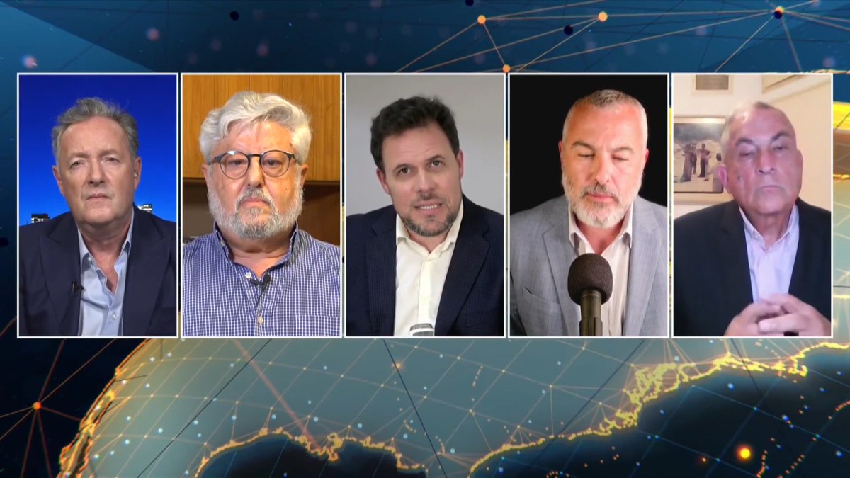 'The irony is you two would have been murdered by Hamas on October 7 too!' Jonathan Conricus justifies Israel's retaliation after the infamous massacre. Watch more👇 📺 Piers Morgan | Jonathan Conricus | Gershon Baskin🟣 غرشون باسكين גרשון בסקין | Yishai Fleisher يشاي ישי פליישר 🕎 | Gideon Levy