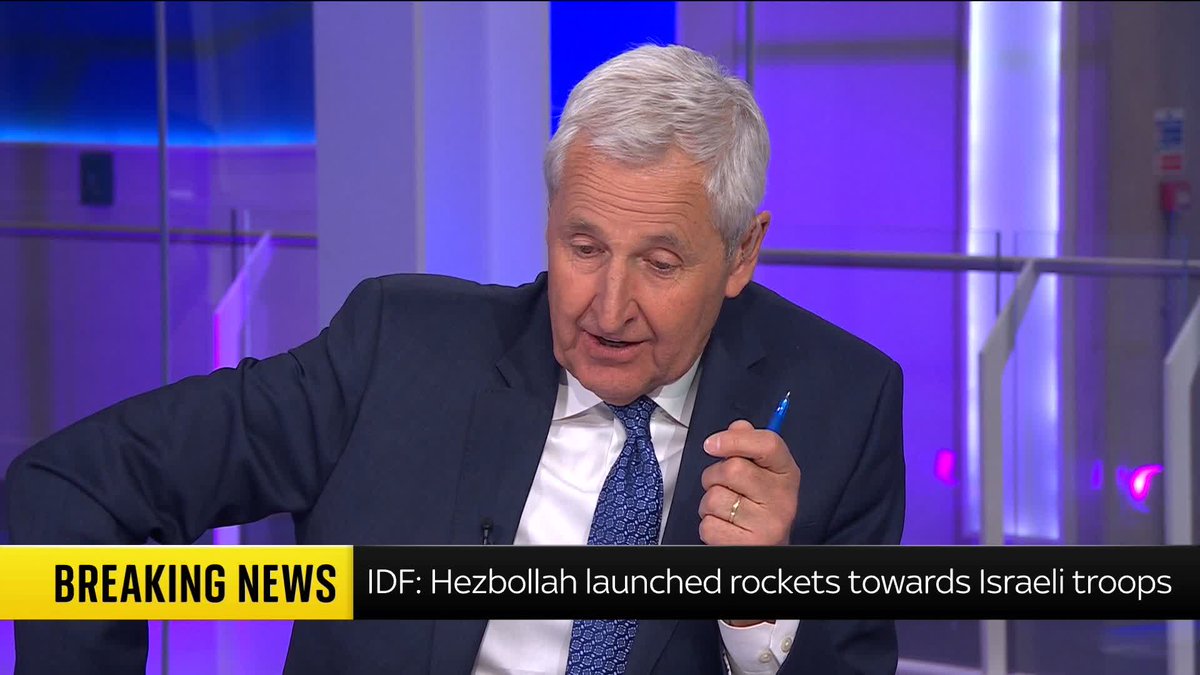 BREAKING: Hezbollah has launched several rockets towards Israeli troops in southern Lebanon, the Israeli military says. The IDF called the strike a "blatant violation of the ceasefire" and says it has struck the rocket launcher in response. 📺 Sky 501