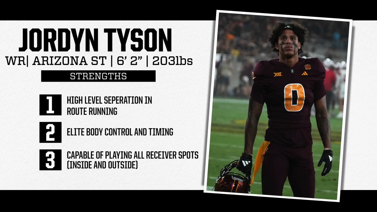 Arizona State WR, Jordyn Tyson 🏎️ Luke McCown breaks down the film on The Draft Room #Saints | Cox