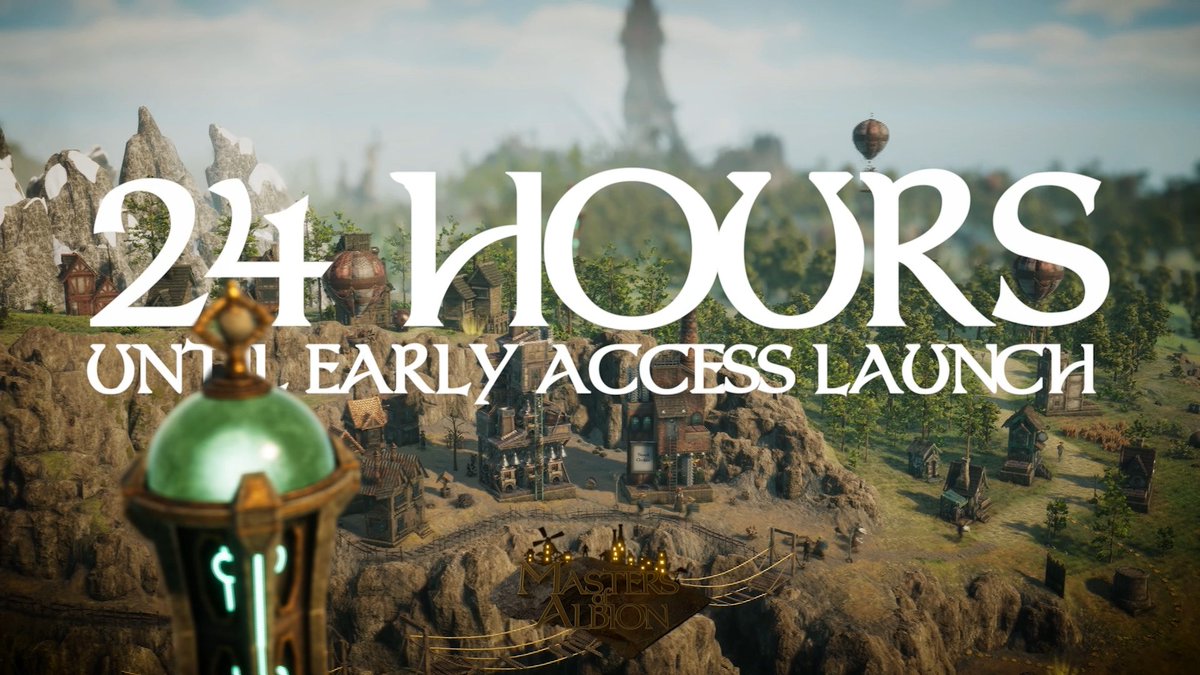 24 hours. Albion is waiting. April 22 • 6PM BST $24.99 - 10% off (7 days) Wishlist now: #MastersOfAlbion #GodGame #SteamGames #IndieGames