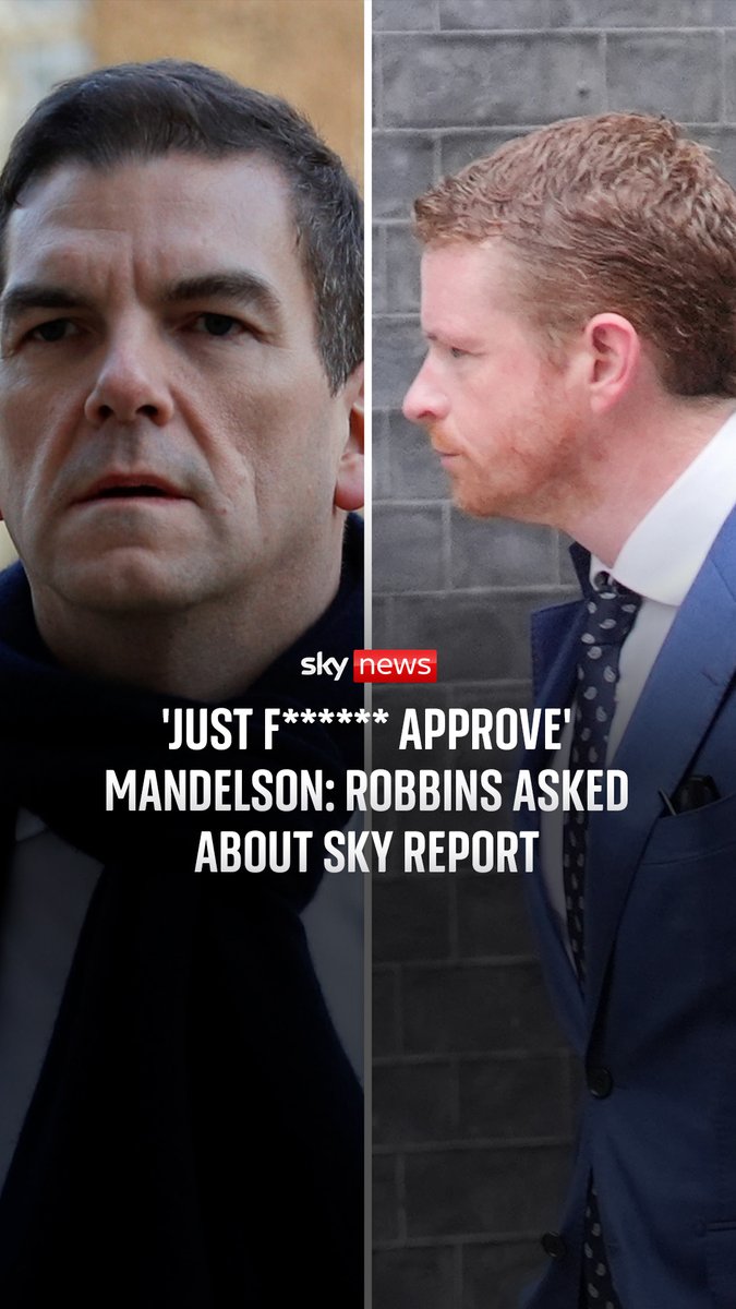 Lib Dem MP Richard Foord asks Sir Olly Robbins about a Sam Coates Sky report that the prime minister's then chief of staff, Morgan McSweeney, called the Foreign Office to tell them, in the words of the committee, to "just f****** approve" Peter Mandelson's appointment.