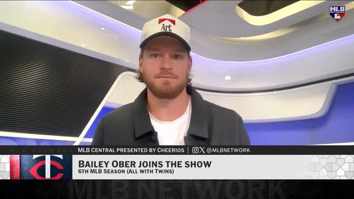 Bailey Ober struck out 🔟 in his last outing for the Minnesota Twins! The RHP joined us on #MLBCentral to discuss how to execute a scouting report, what's been working so far in 2026 and more.