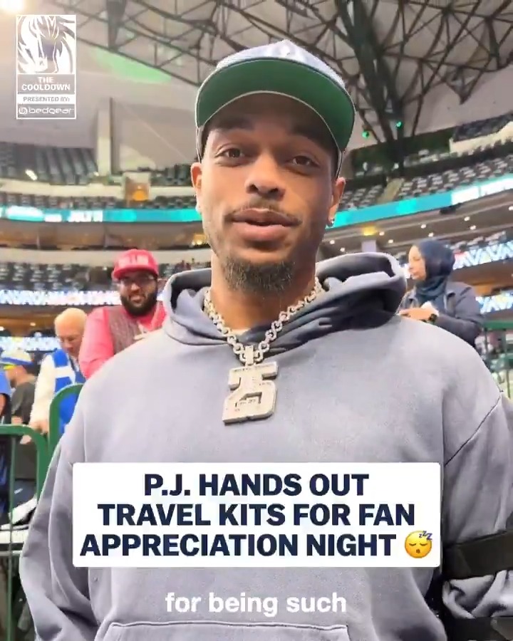 For the real ones 💙 P.J. showed love to MFFLs with @bedgear on Fan Appreciation Night. #MFFL
