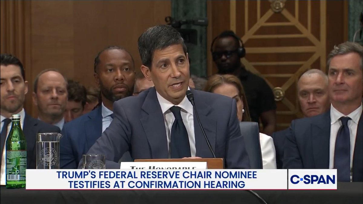 Sen Lummis: "Can you tell us a little bit about your conversations with President Trump regarding interest rates?" Fed chair nominee Kevin Warsh: "I never said to the President where I think rates should be…I wouldn't have even thought of doing so."