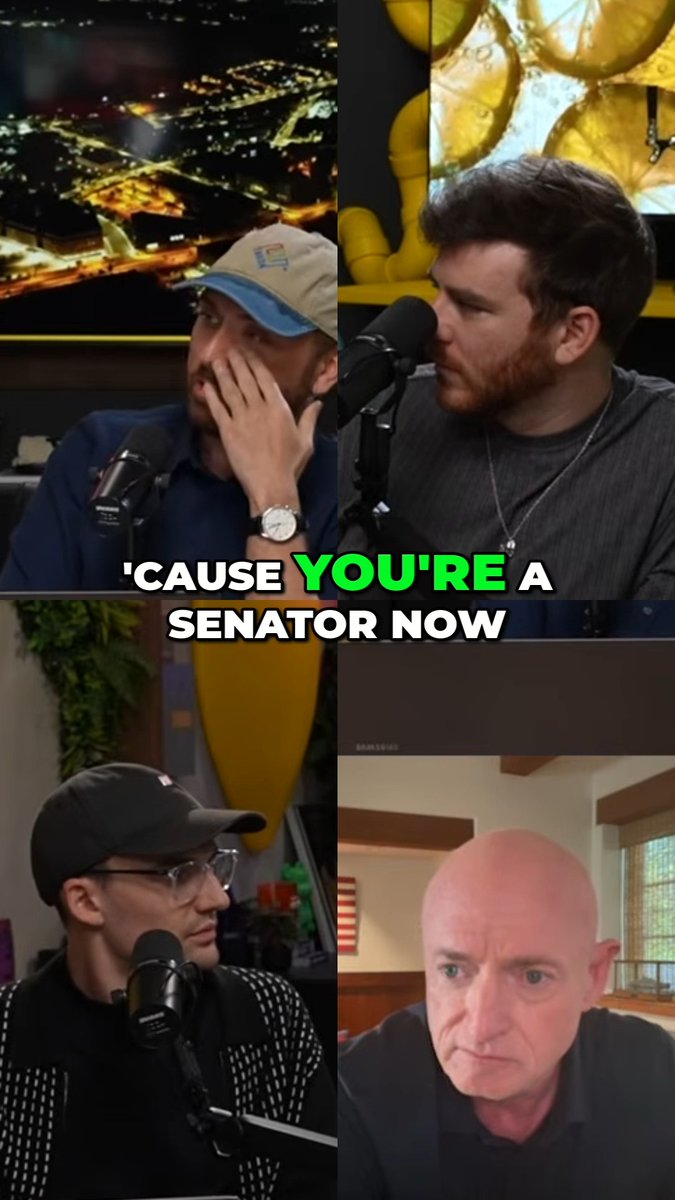 Being a senator is pretty different from being an astronaut.