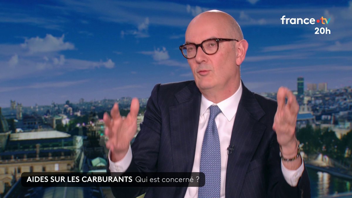 🔴🎙️Le portail sur lequel demander cette aide sera accessible sur Il sera mis en place "d'ici la fin du mois de mai" et permettra pour les personnes éligibles d'avoir une aide rétroactive sur avril, mai et juin, annonce Roland Lescure. #JT20h
